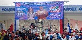 Foto: Familias de San Marcos, inauguran IV etapa del polideportivo Miguel Ángel Ortez/TN8