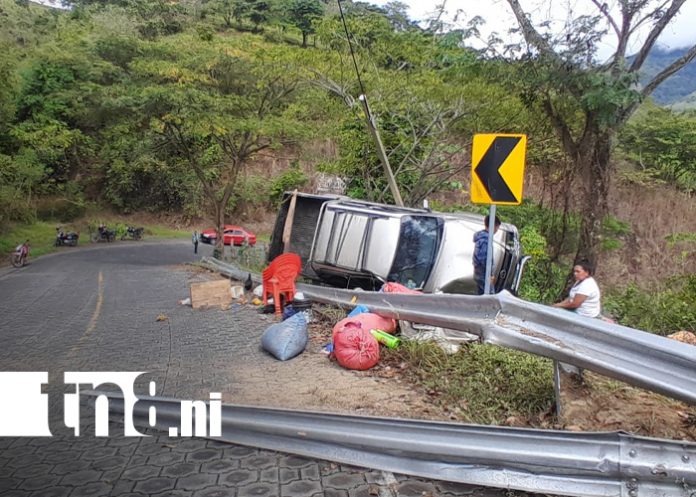 Foto: Accidente en Quilalí, Nueva Segovia /TN8