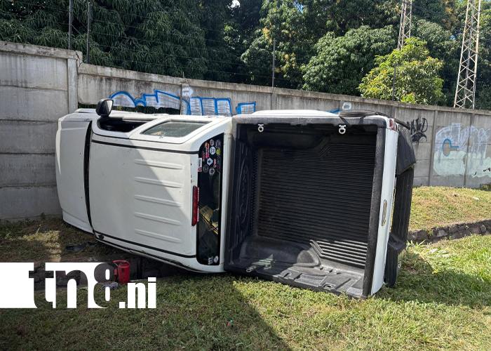 Foto: Accidente en carretera a Masaya/TN8