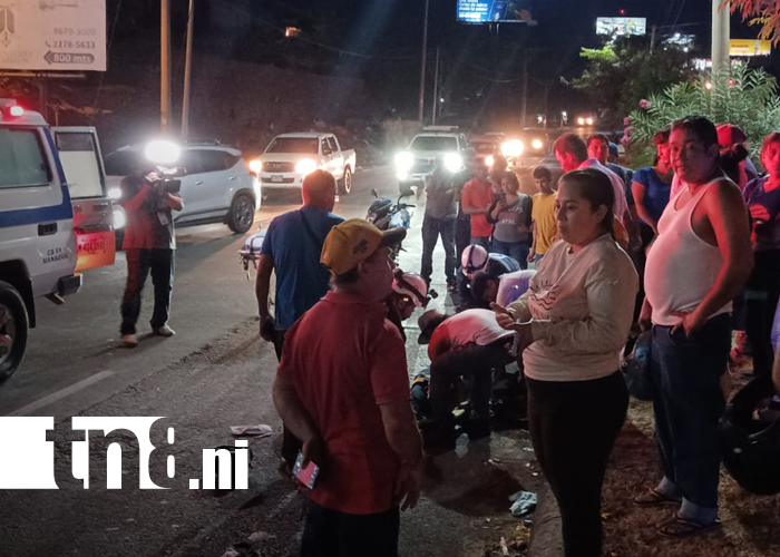 Foto: Atropellado en Managua tras presunta competencia ilegal/TN8