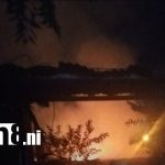 Foto: Incendio en Villa Dignidad tras robo previo en vivienda/TN8