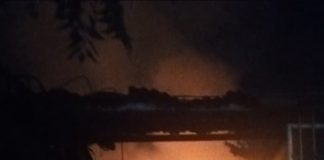 Foto: Incendio en Villa Dignidad tras robo previo en vivienda/TN8