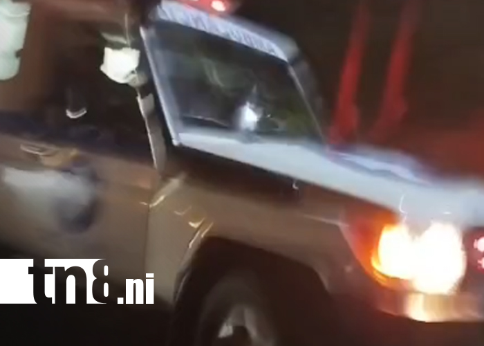 Foto: Accidente de moto deja lesionado en Managua /TN8
