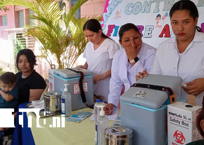Foto: Niños de Ciudad Sandino protegidos contra fiebre amarilla /TN8
