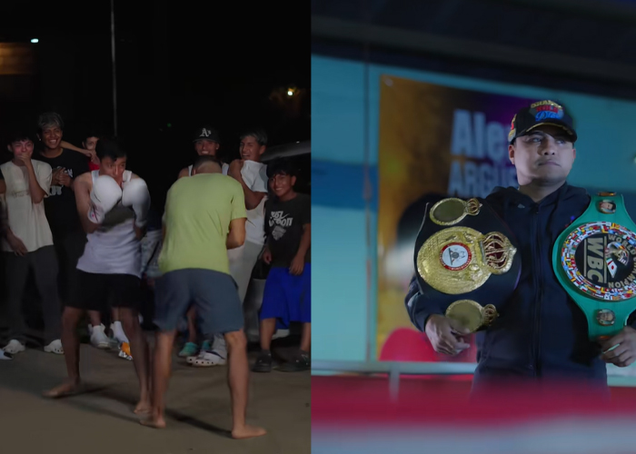 Foto: Jesús Centeno revive la juventud de Román “Chocolatito”/Cortesía