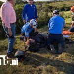 Foto: Vientos provocan accidente de motociclista en carretera Sur/TN8