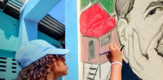 Foto: Arte y revolución: murales conmemoran a Sandino y Rubén Darío en Bilwi/TN8