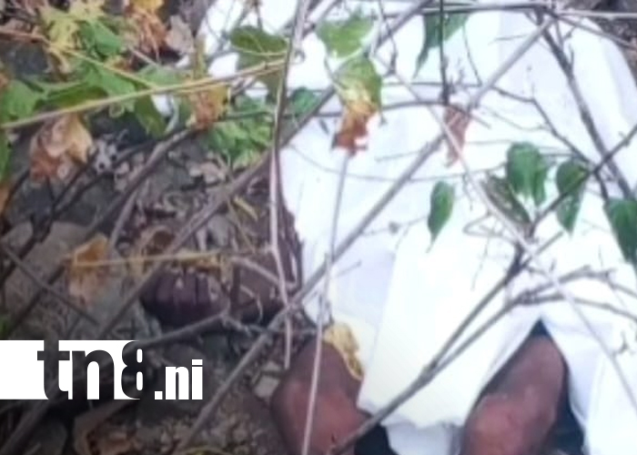 Foto: Localizan cadáver en estado de descomposición en Carazo /TN8