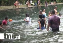 Vacaciones terminan con diversión y convivencia en balneario Ojo de Agua, Isla de Ometepe Foto: Vacaciones escolares concluyen con diversión en balneario Ojo de Agua / TN8