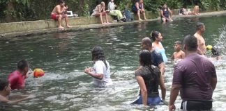 Foto: Vacaciones escolares concluyen con diversión en balneario Ojo de Agua / TN8