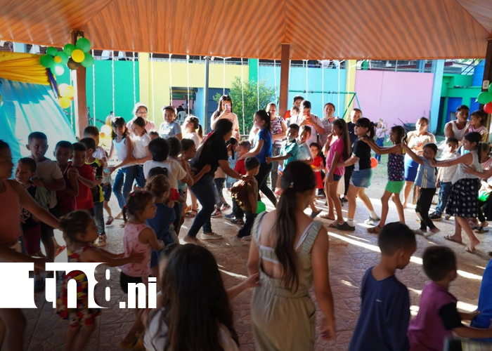 Foto: Niñez de Siuna disfruta de renovado parque con juegos y actividades recreativas/TN8
