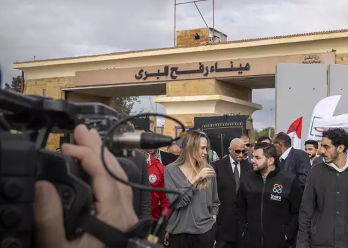 Foto: Angelina Jolie alza la voz por Gaza /cortesía