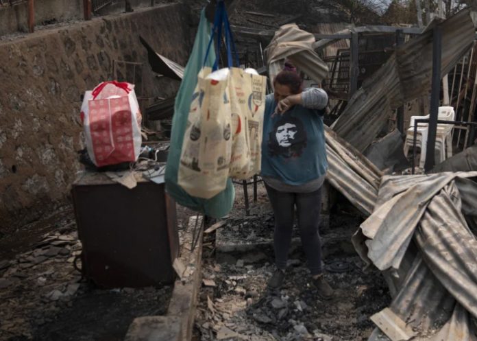 Foto: Grave emergencia por incendios forestales afecta a Chile/Cortesía