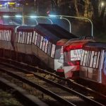 Foto: Descarrilamiento en el metro de Hamburgo, Alemania, tras exceso de velocidad / Cortesía