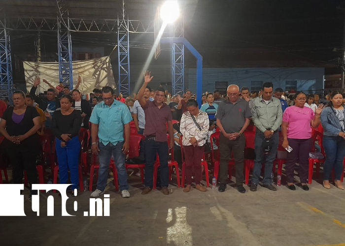 Foto:Oración y esperanza marcan el inicio del 2026 en Nandaime/ TN8.