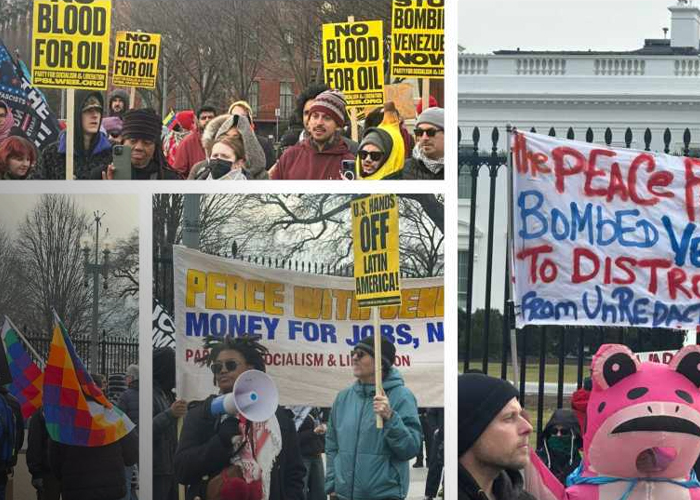 Foto: Protestas en Brooklyn en respaldo a Venezuela /cortesía