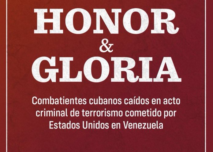 Foto: Cuba decreta duelo nacional por la muerte de 32 compatriotas en Venezuela/Cortesía