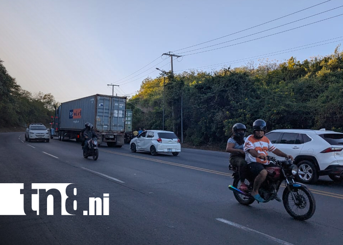 Foto: Accidente en Cuesta del Plomo deja motociclista lesionado/TN8