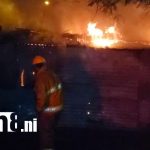 Incendio consume kiosco cerca del hospital de Estelí Foto: Incendio consume kiosco cerca del hospital de Estelí/TN8