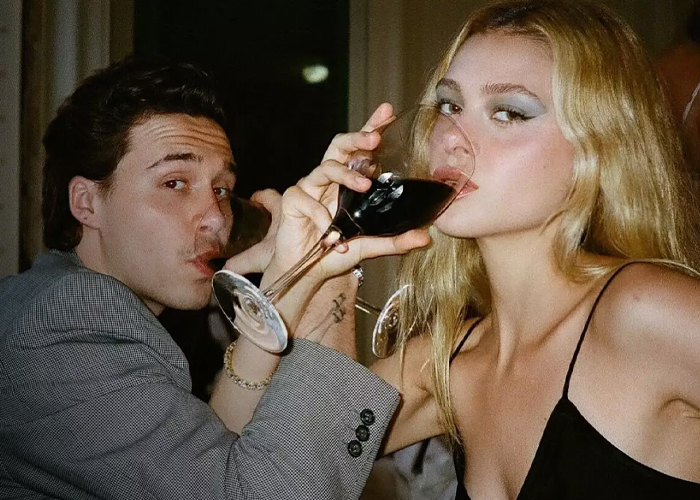 Foto: Brooklyn Beckham y Nicola Peltz /cortesía 