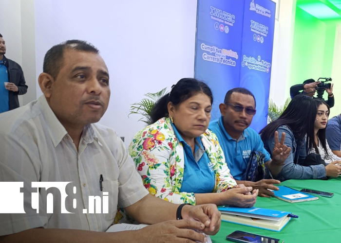 Foto: INATEC: Más de 610 mil estudiantes se beneficiarán de 79 carreras técnicas / TN8