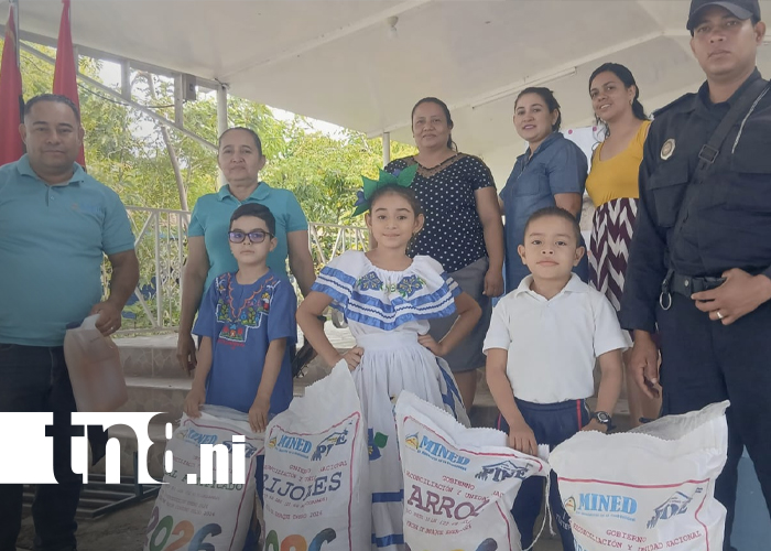 Foto:Merienda Escolar llega a tiempo para el regreso a clases en Boaco/TN8