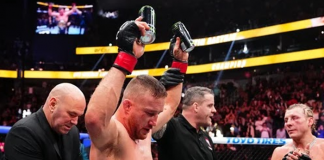 Foto: Intensidad y acción en la pelea Gaethje vs Pimblett/Cortesía