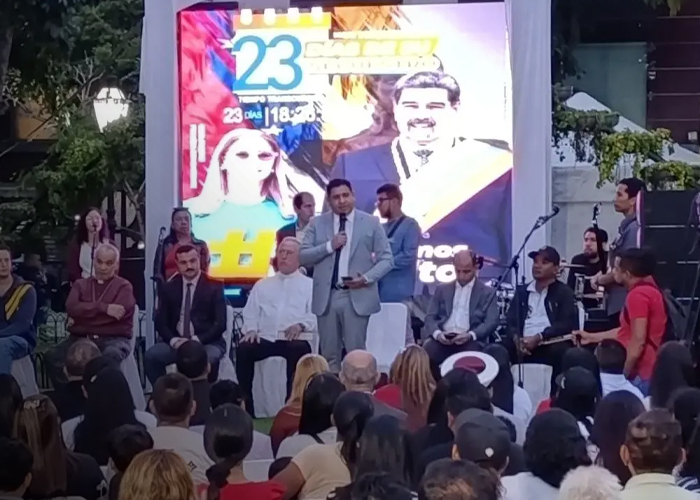 Foto: Maduro sobre Venezuela /cortesía 