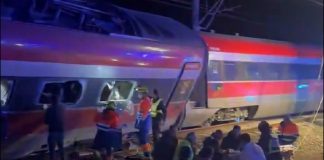 Foto: Alta velocidad termina en desastre en España / Cortesía