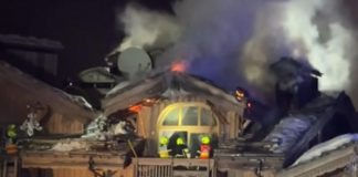 Foto: Incendio sin víctimas, pero con graves daños materiales en hotel Aples, Francia / Cortesía