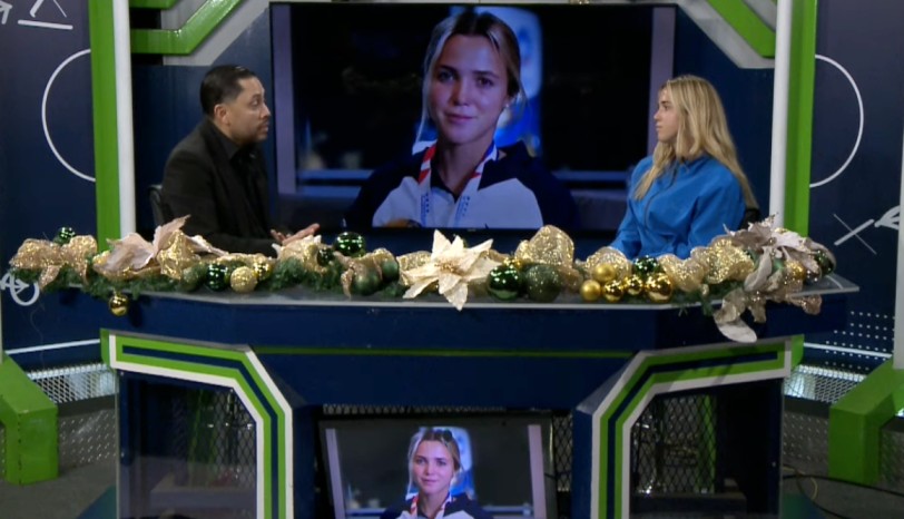 Foto: Entrevista en 8 Deportivo con Candelaria Resano / TN8
