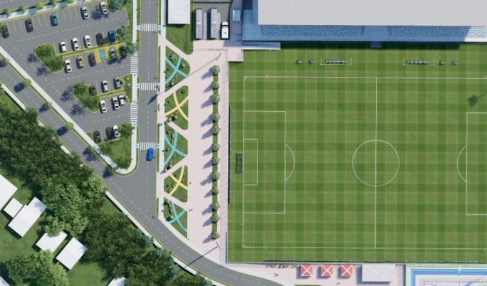 Foto: Diseño del nuevo estadio de fútbol en Ocotal 