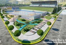 Ocotal contará con un moderno estadio de fútbol para 3,000 espectadores Foto: Diseño del nuevo estadio de fútbol en Ocotal