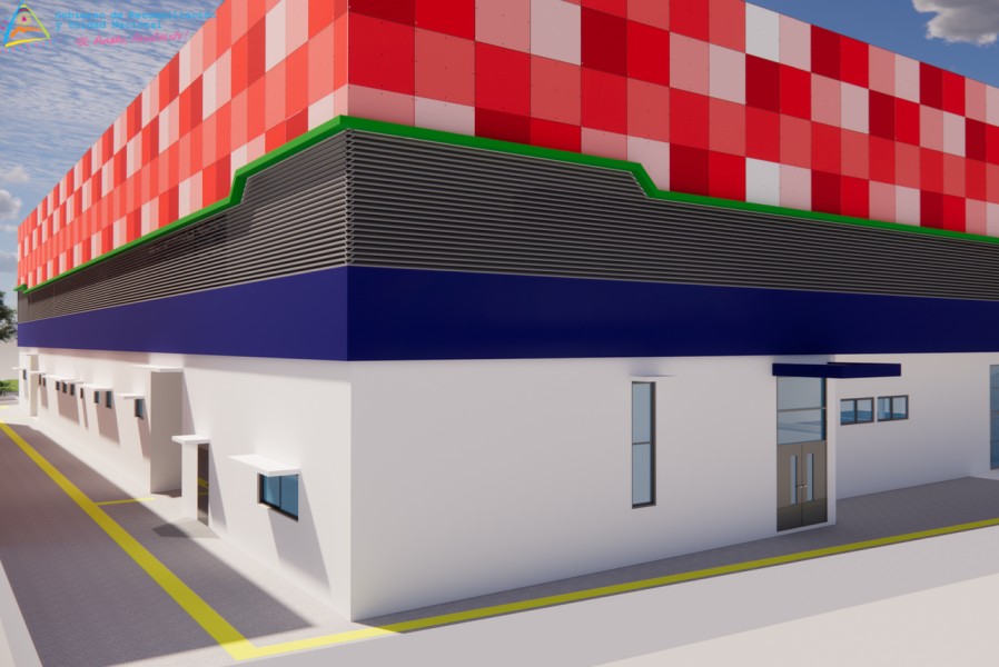 Foto: Proyecto del Gimnasio Multiuso para Atletas con Discapacidad en Managua