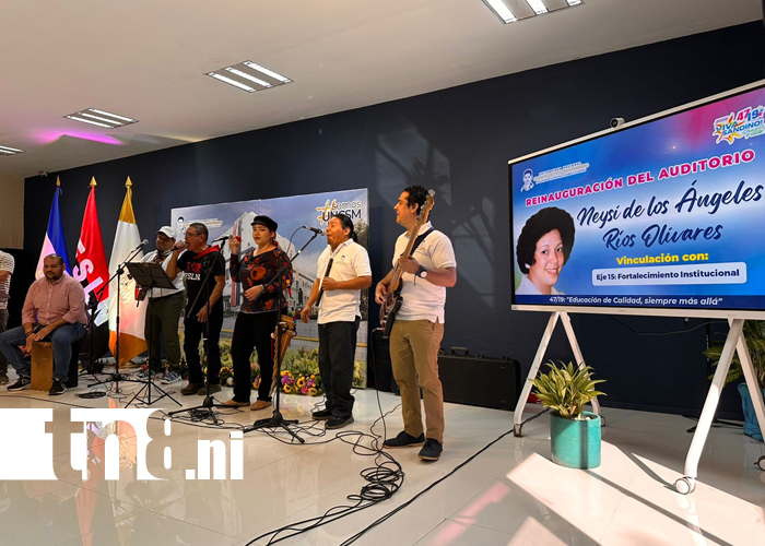 Foto: UNCSM celebra nueva etapa del Auditorio Neysi Ríos /TN8