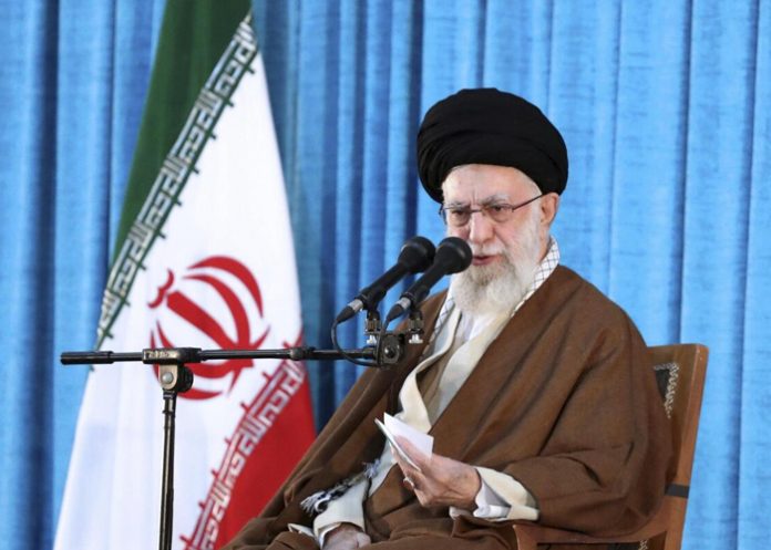 Foto: Mensaje del líder supremo de Irán /Cortesía