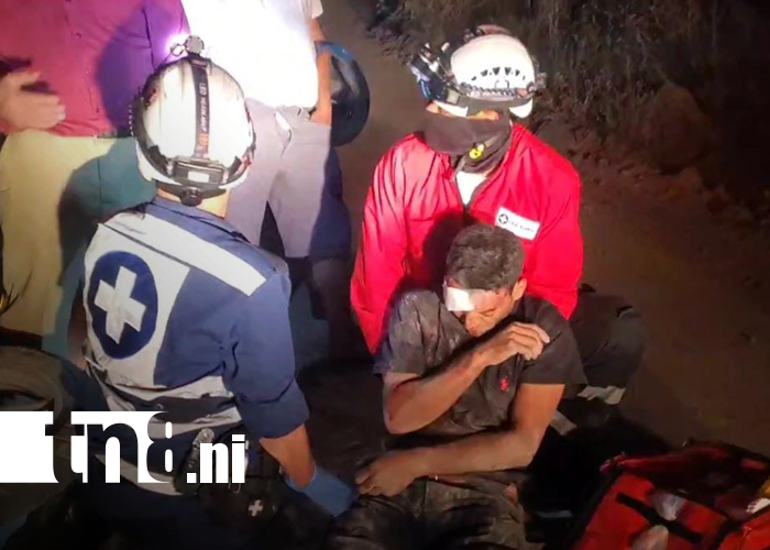 Foto: Motociclista ebrio provoca accidente en la peligrosa cuesta de La Gallina, en Estelí/TN8