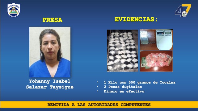 Foto: Incautación de cocaína en departamentos de Nicaragua 