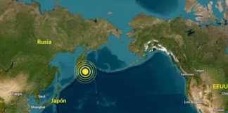 Foto: Sismo frente a la costa de Kamchatka, Rusia /Cortesía