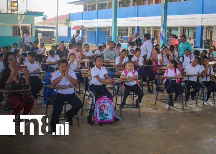 Foto: Regreso a clases en los departamentos de Nicaragua / TN8