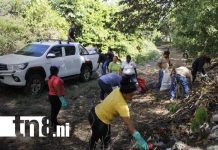 Foto: Limpieza por el medio ambiente en la Isla de Ometepe / TN8