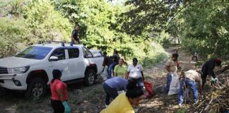 Foto: Limpieza por el medio ambiente en la Isla de Ometepe / TN8