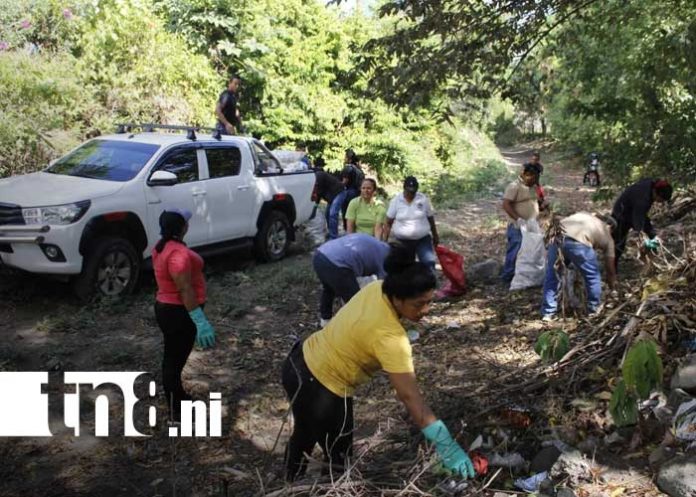 Foto: Limpieza por el medio ambiente en la Isla de Ometepe / TN8