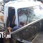 Fuerte accidente en Carazo deja daños materiales y tres heridos Foto: Fuerte accidente de tránsito en Diriamba, Carazo / TN8