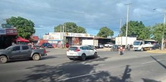 Foto: Semáforo del barrio Carlos Marx, en Managua, lugar de accidentes / TN8
