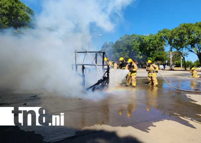 Foto: Preparación de bomberos en Villa Progreso / TN8 Foto: Preparación de bomberos en Villa Progreso / TN8