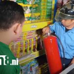 Foto: Inspección de los bomberos en el Mercado Mayoreo / TN8