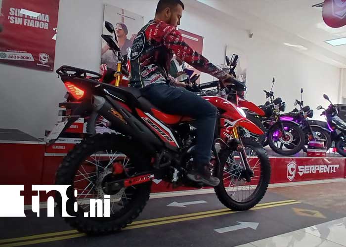 Foto: Serpento Nicaragua realizó el lanzamiento de nuevos modelos de motocicletas / TN8