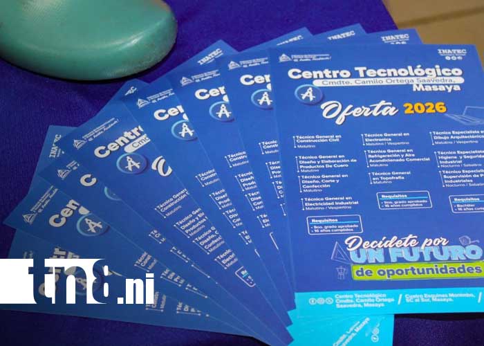 Foto: Educación técnica de Masaya / TN8