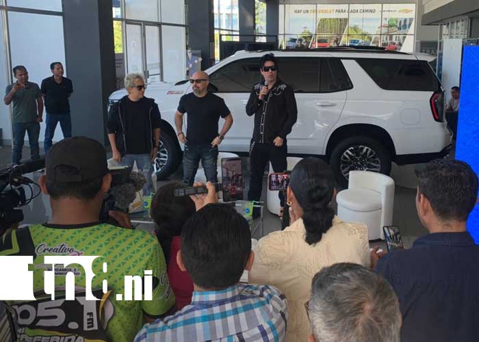 Foto: Los Rabanes llegan a Nicaragua junto a Chevrolet / TN8